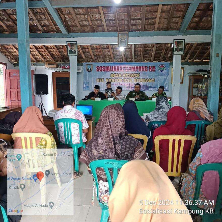 Sosialisasi Kampung KB Desa Criwik
