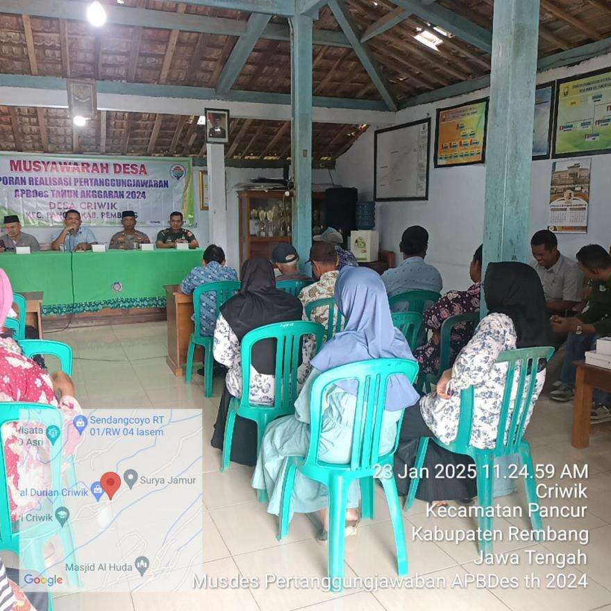 kegiatan Musdes Laporan Realisasi Pertanggungjawaban APBDes