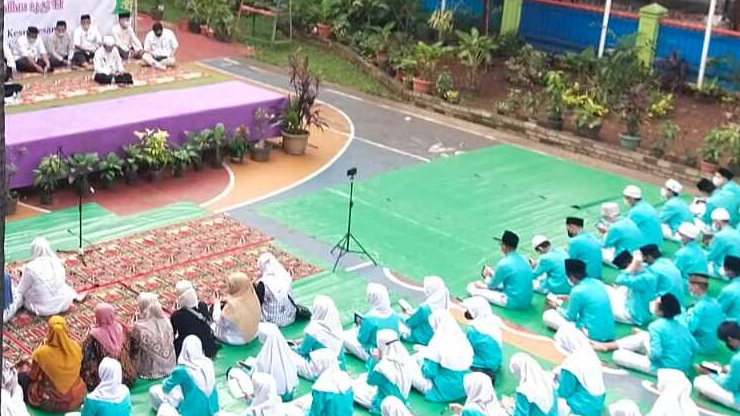 Kegiatan Istighosah Kelas 9 Tapel 2021/2022