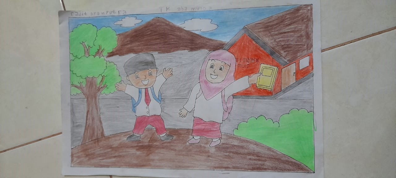 JUARA LOMBA MEWARNAI  Kreasi Anak TK/RA Mi Ma'arif Mulo Tahun 2021