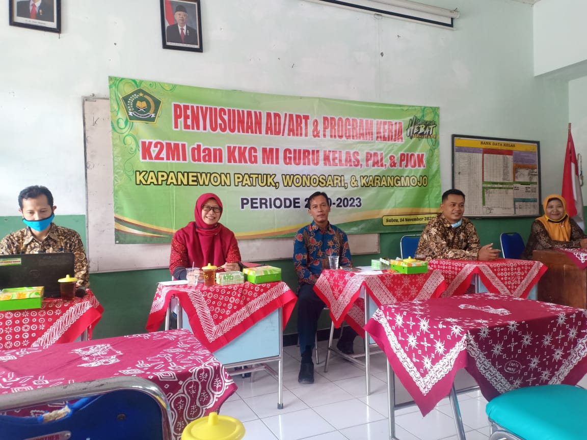 suasana pembentukan pengurus KKG dan KKMI Gabungan 3 Kapanewon