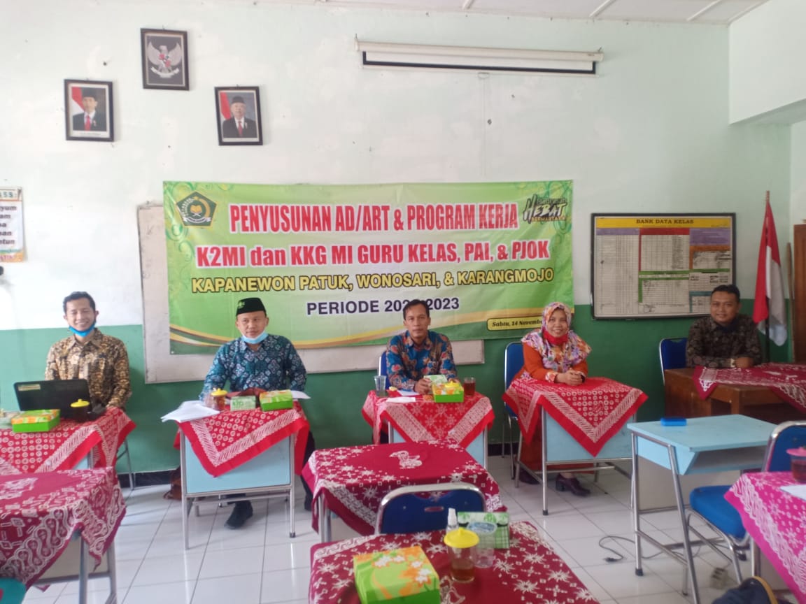 suasana pembentukan pengurus KKG dan KKMI Gabungan 3 Kapanewon