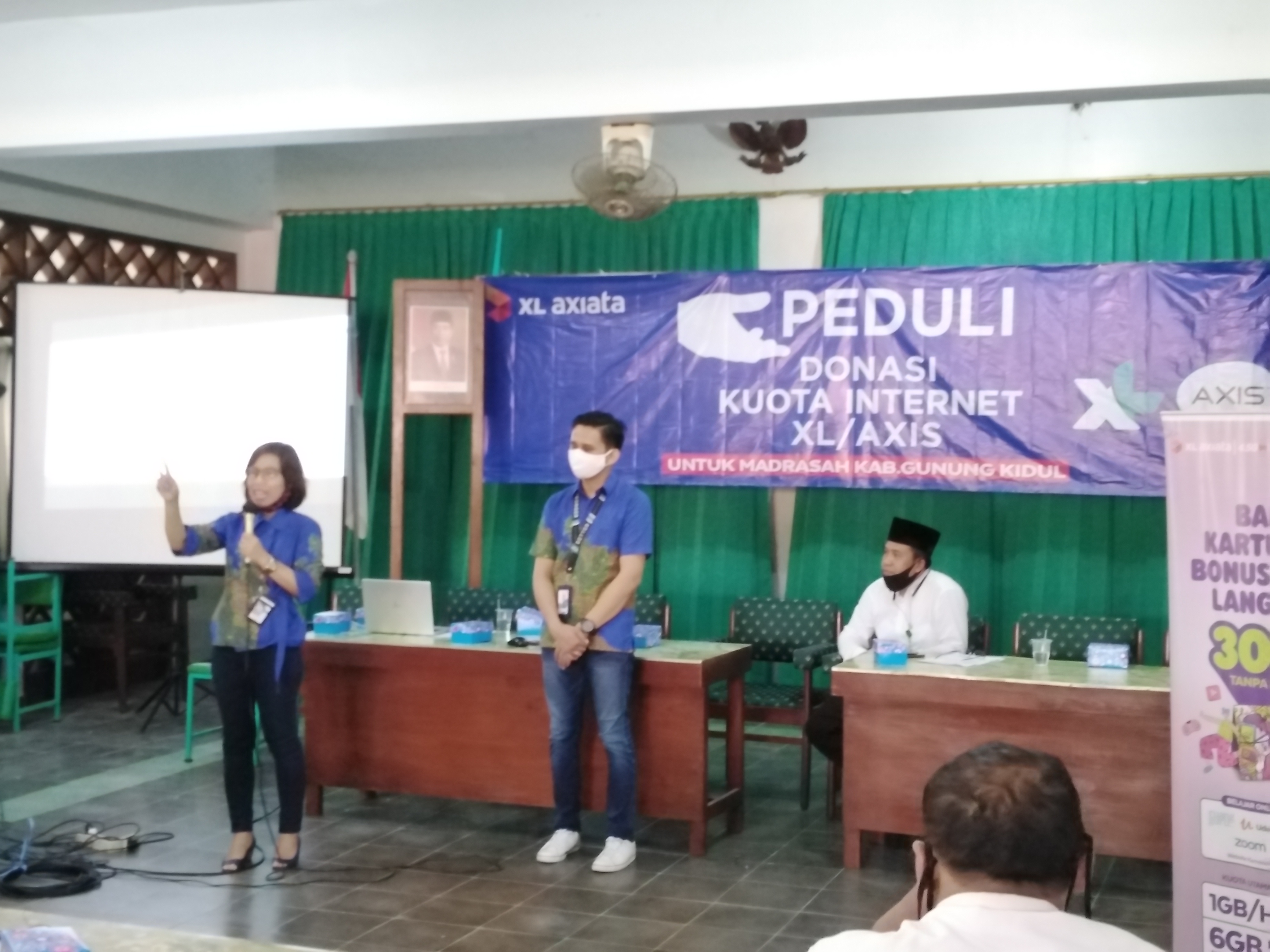 Donasi quota dari pt xl axiata untuk pembelajaran anak- anak