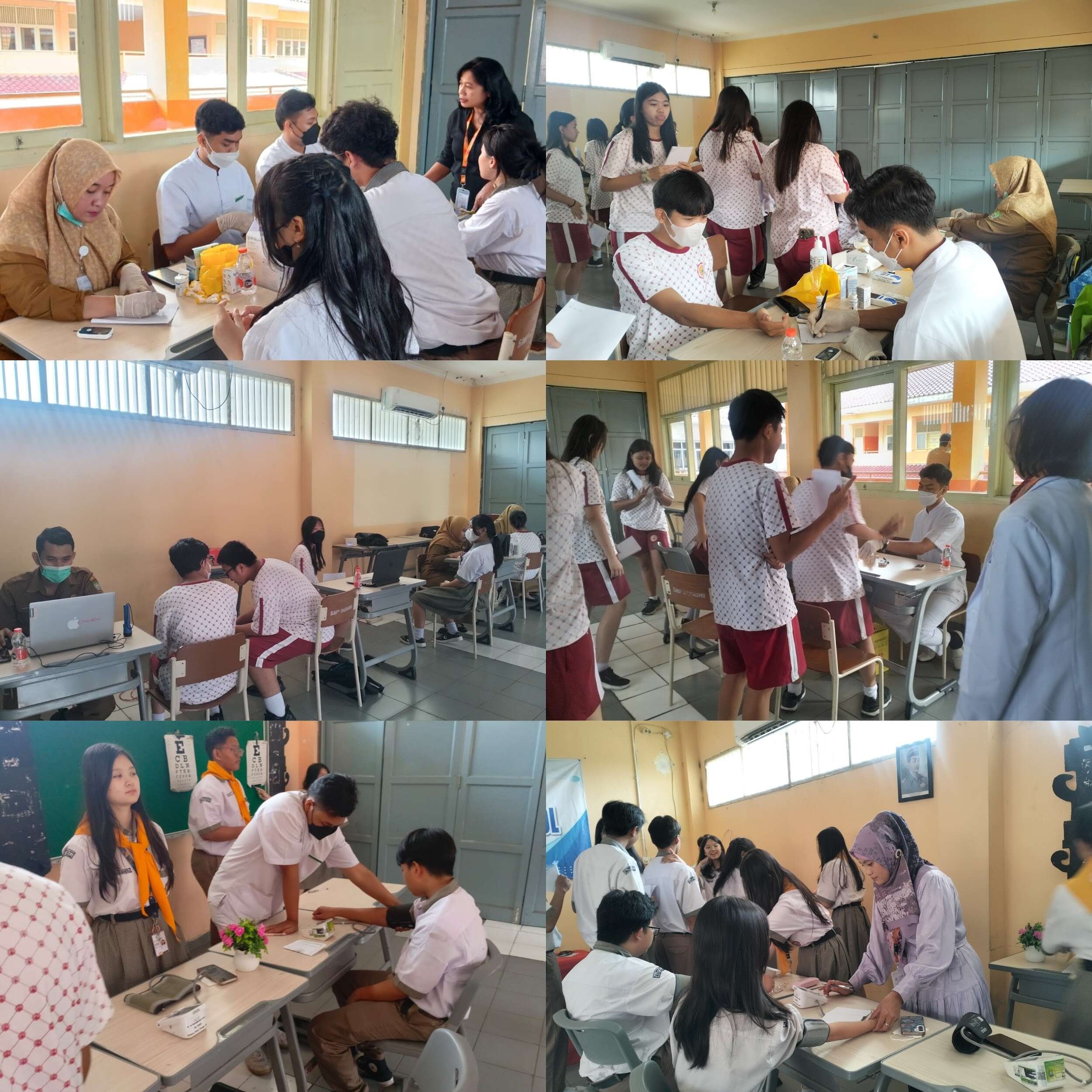 SKRINING KESEHATAN SMA PERGURUAN BUDDHI, PUSKESMAS KARAWACI BARU TAHUN 2025