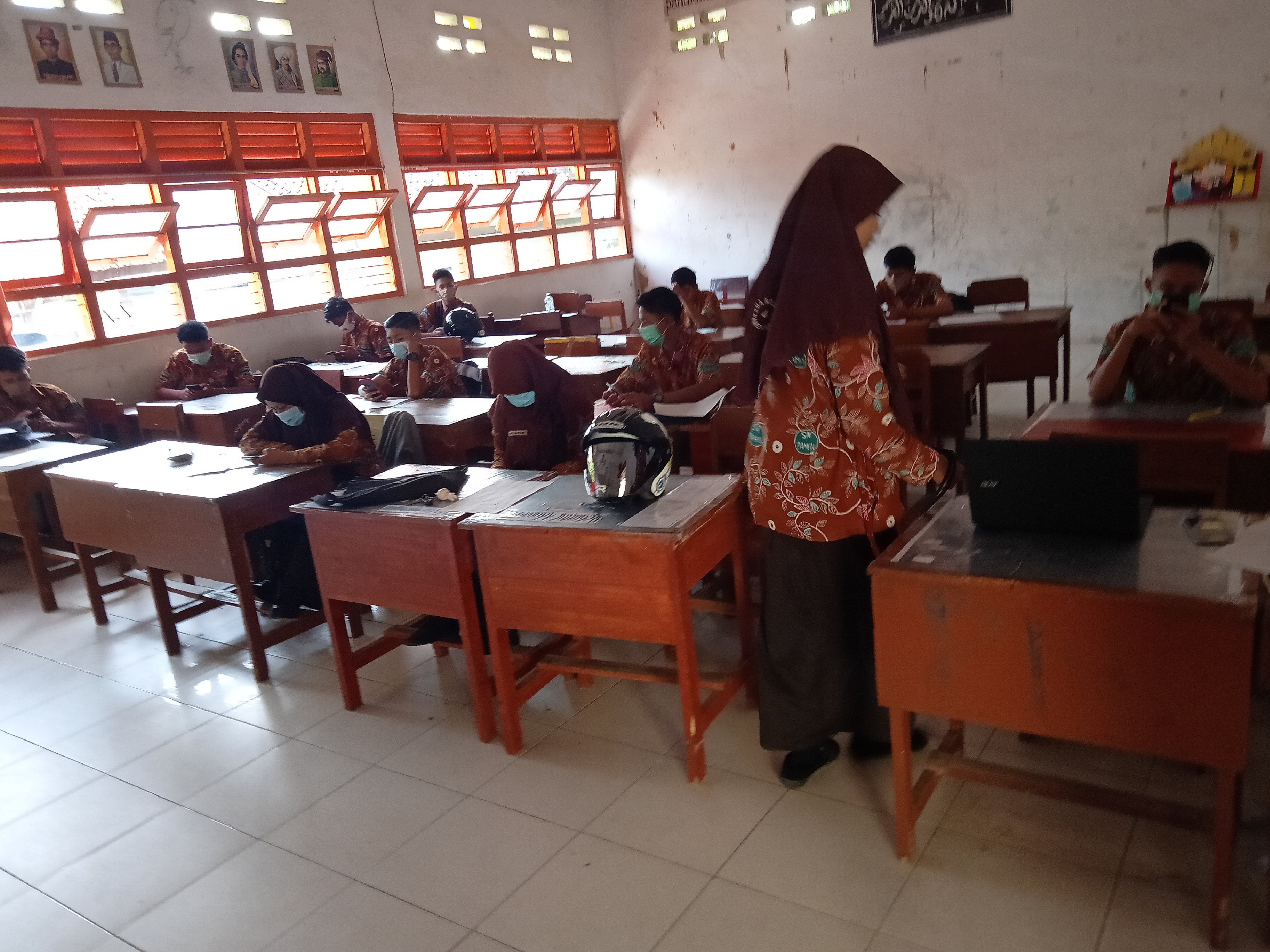 Pelaksanaan PAS Ganjil SMAN 4 Pamekasan