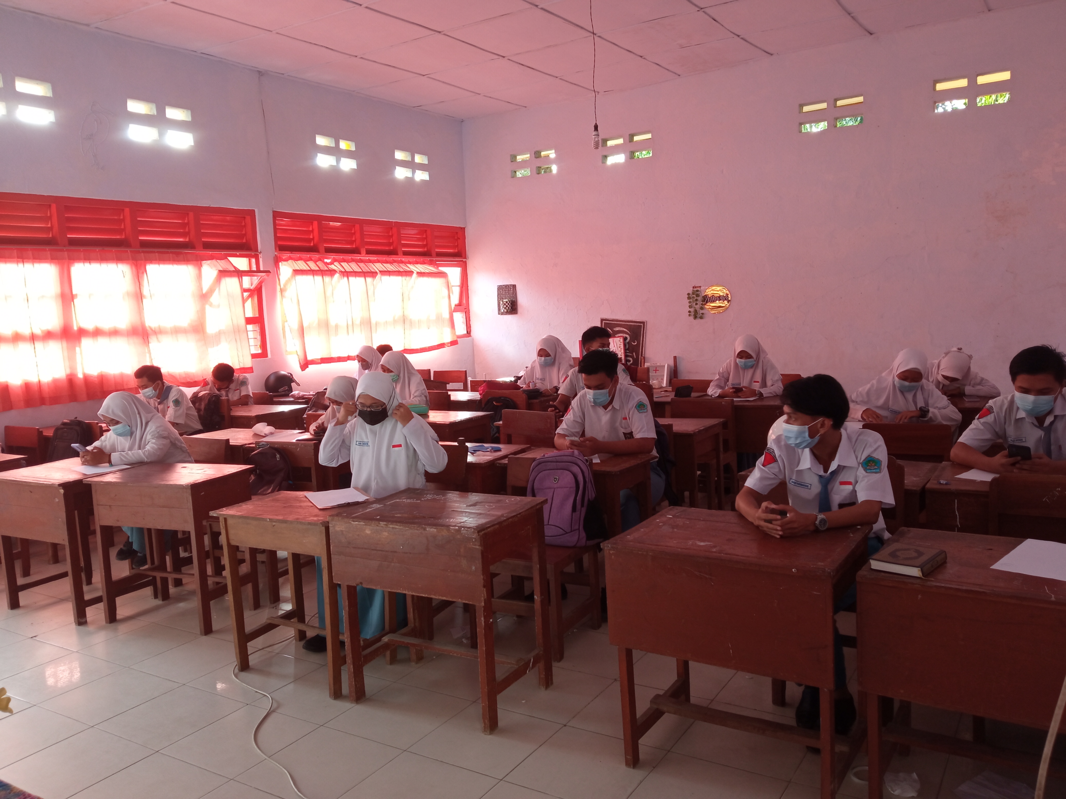 Pelaksanaan PAT 2021 SMAN 4 Pamekasan