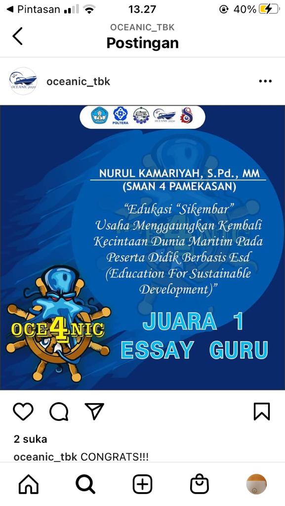 Juara Umum OCe4nic 2020