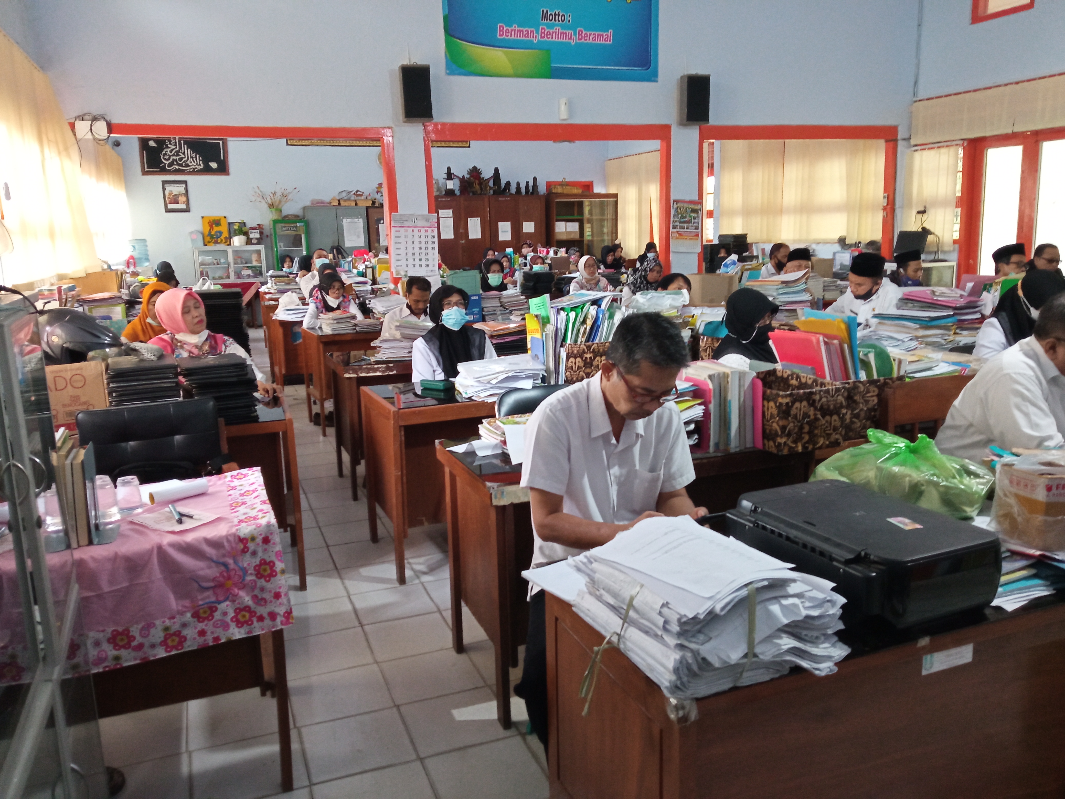 Rapat Program Kerja Tahun Pelajan 2021-2022 SMAN 4 Pamekasan
