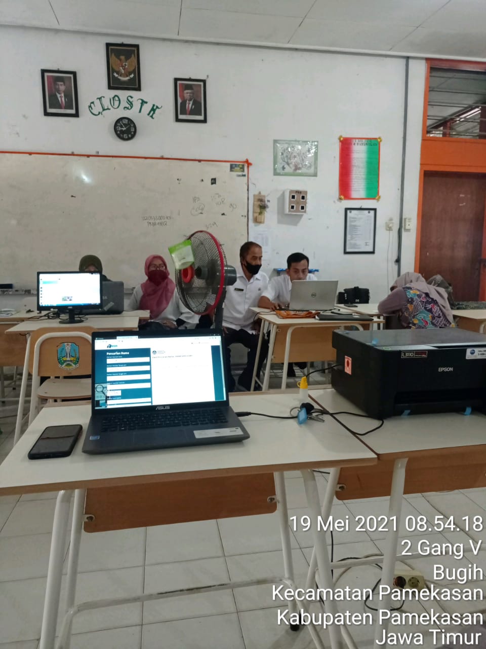 Pelaksanaan PPDB SMAN 4 Pamekasan tahap 2