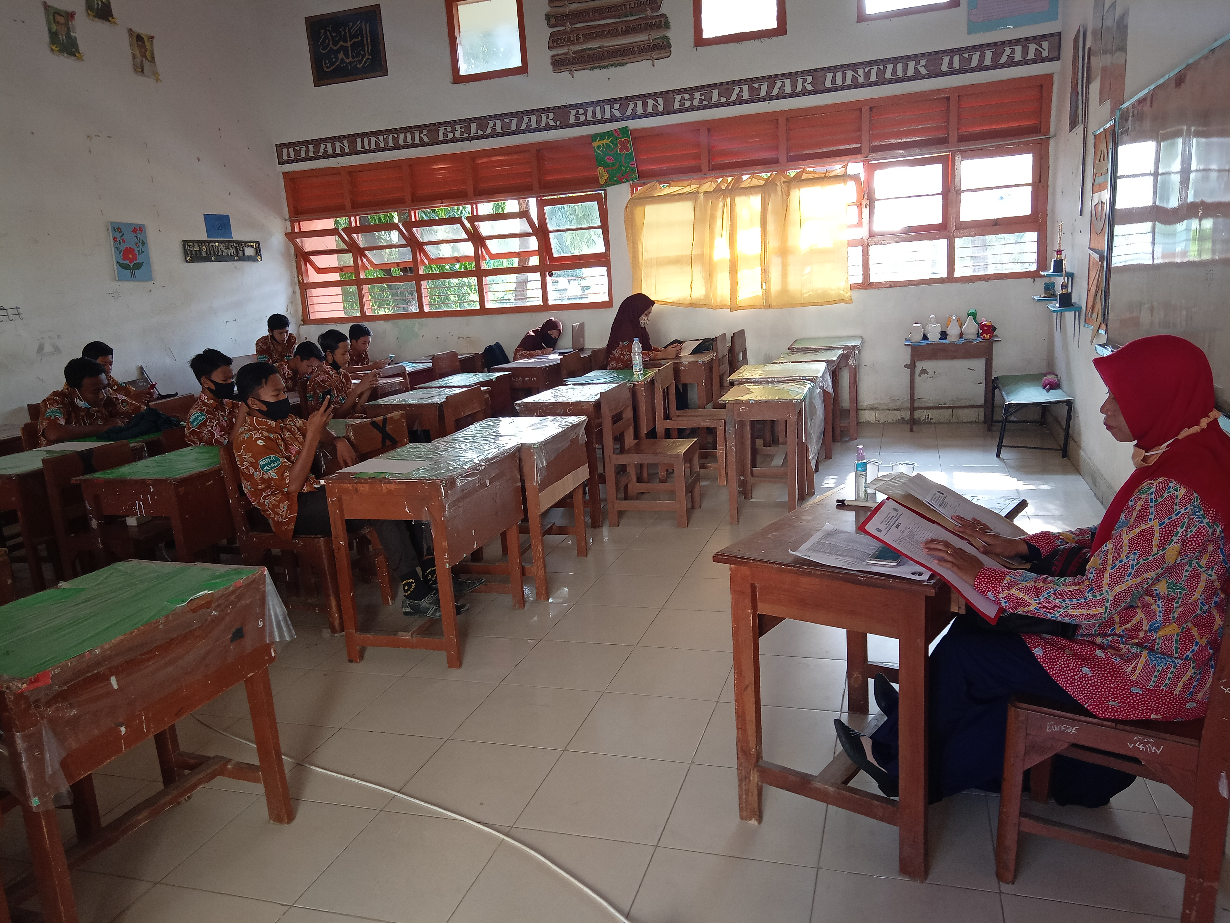 Pelaksanaan PAS Ganjil SMAN 4 Pamekasan