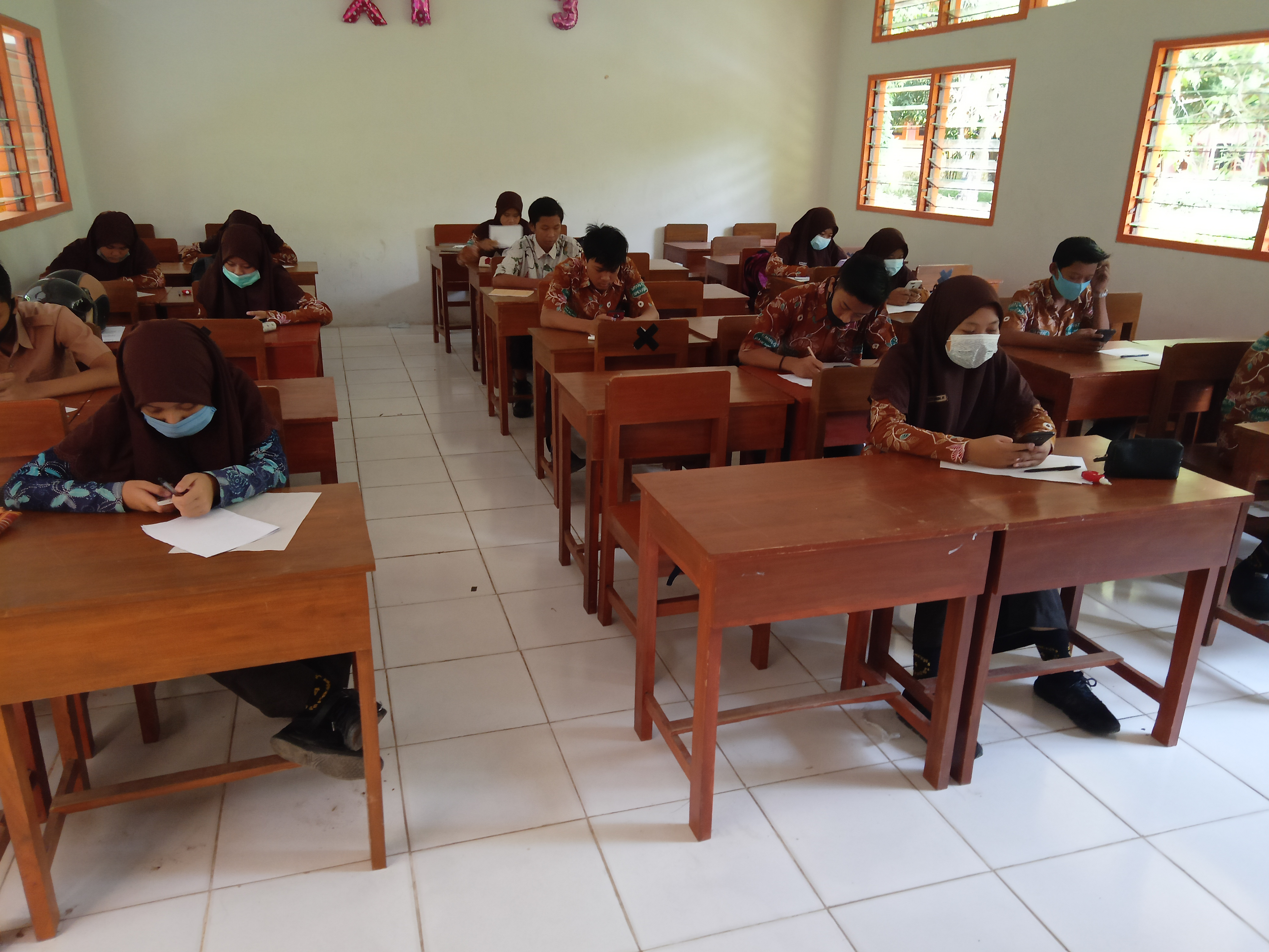 Pelaksanaan PAS Ganjil SMAN 4 Pamekasan