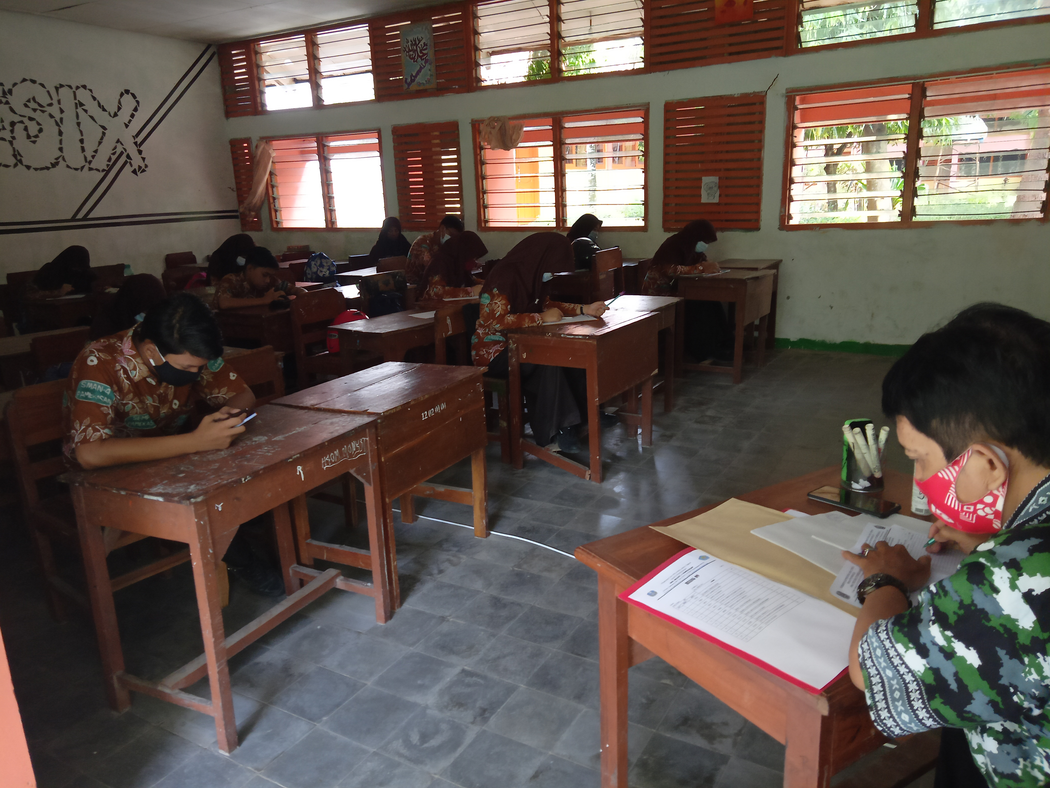 Pelaksanaan PAS Ganjil SMAN 4 Pamekasan