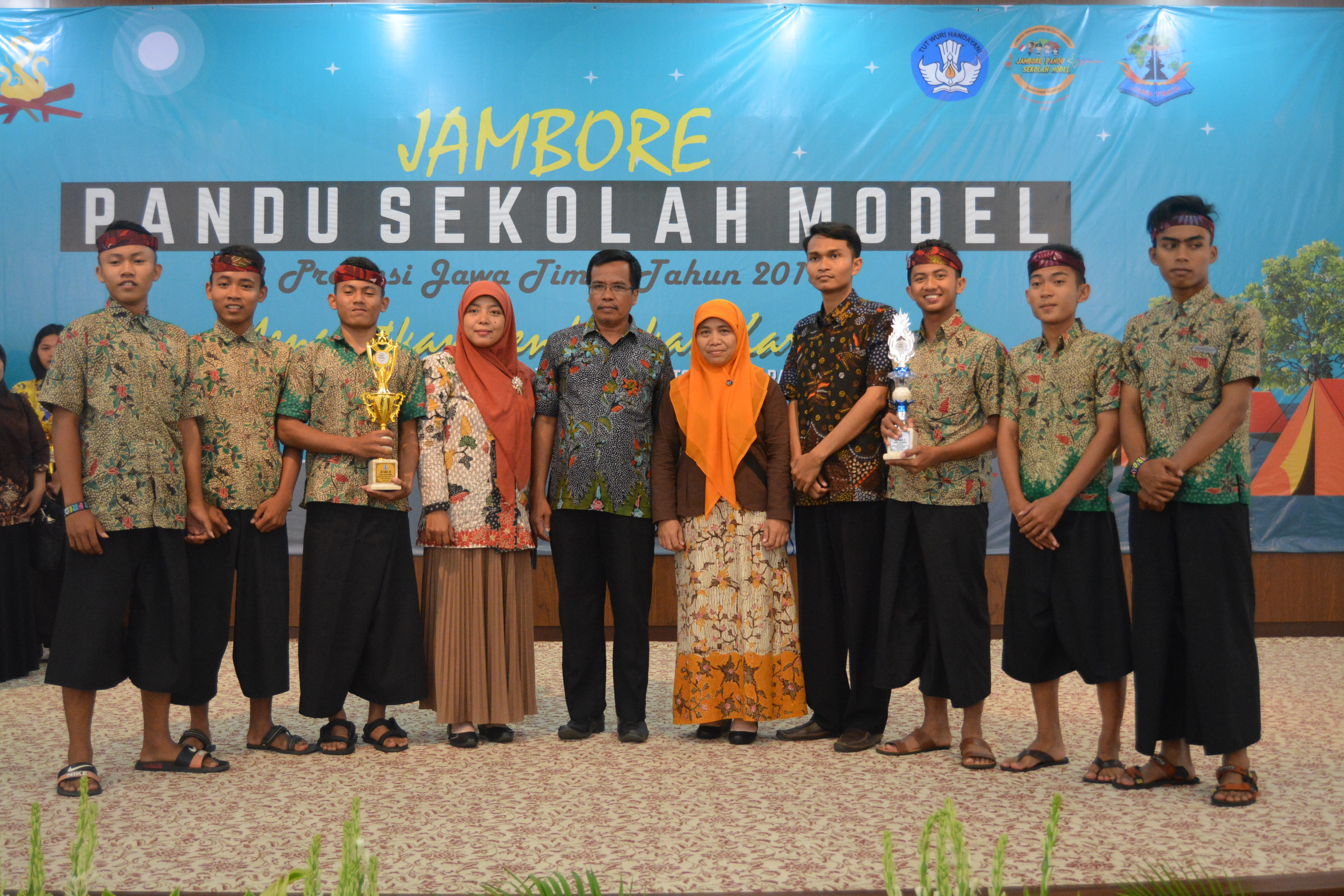 RANGKAIAN JAMBORE PANDU SEKOLAH MODEL SE JAWA TIMUR 2018