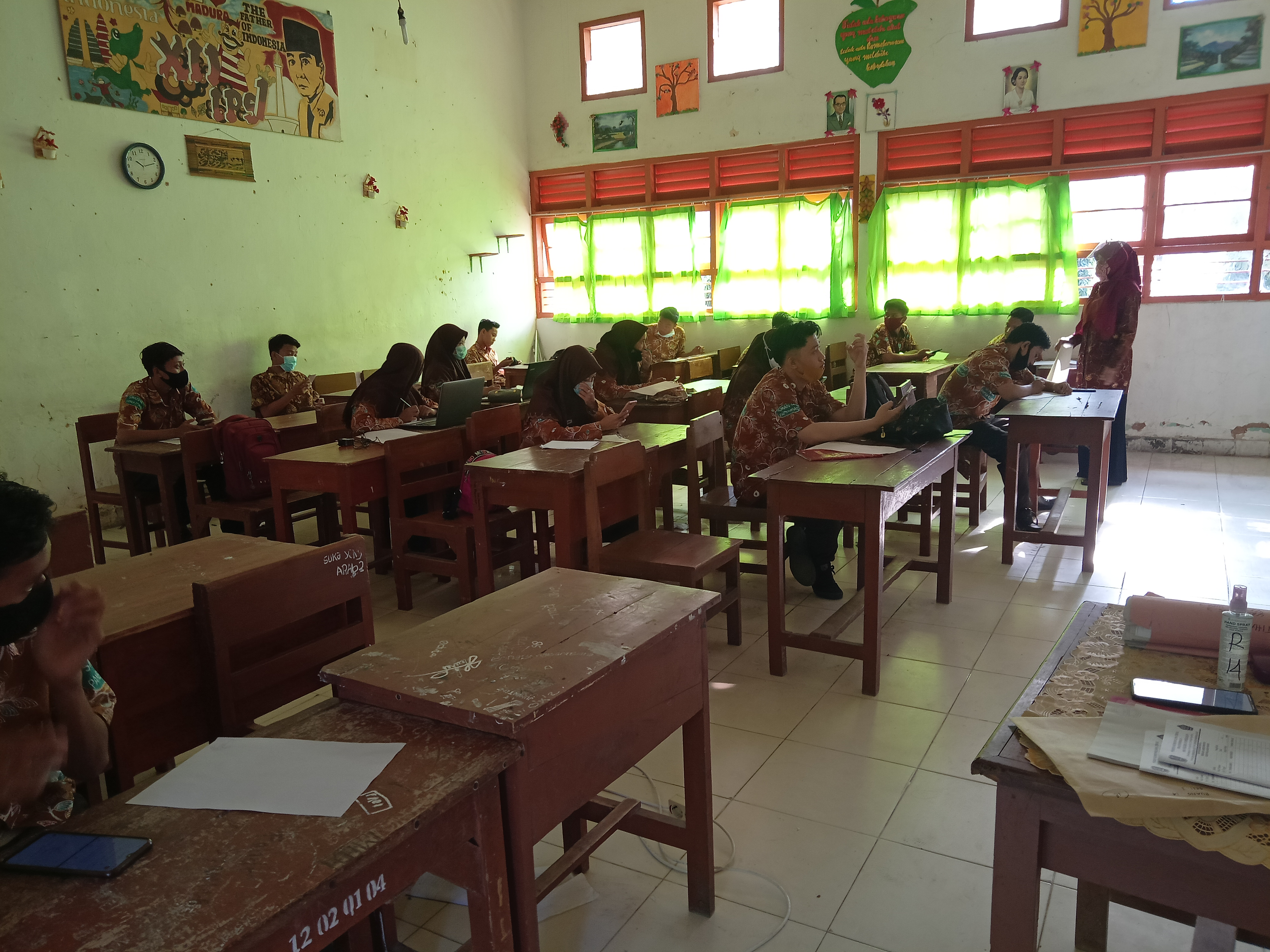 Pelaksanaan PAS Ganjil SMAN 4 Pamekasan