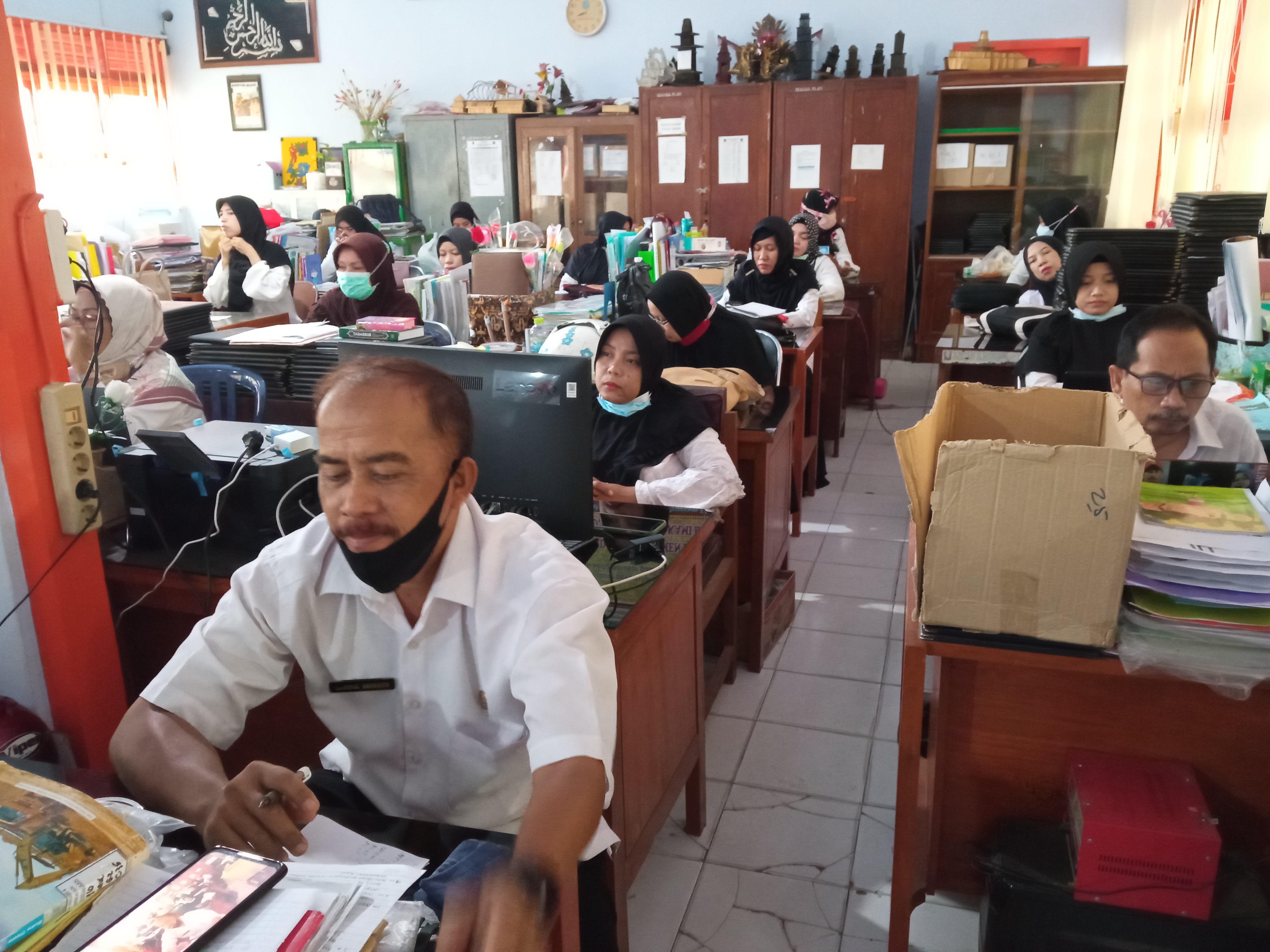 Rapat Program Kerja Tahun Pelajan 2021-2022 SMAN 4 Pamekasan