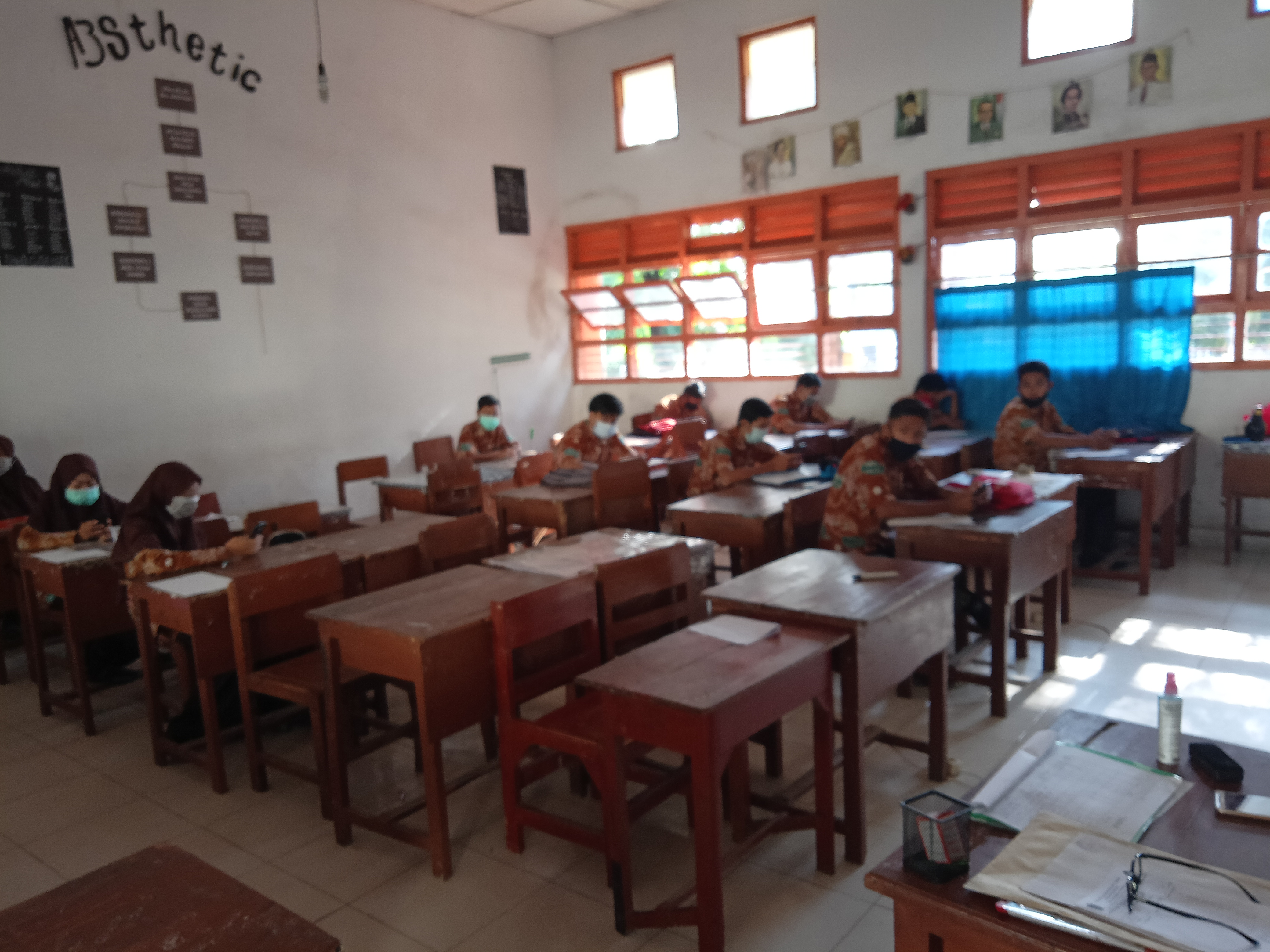 Pelaksanaan PAS Ganjil SMAN 4 Pamekasan