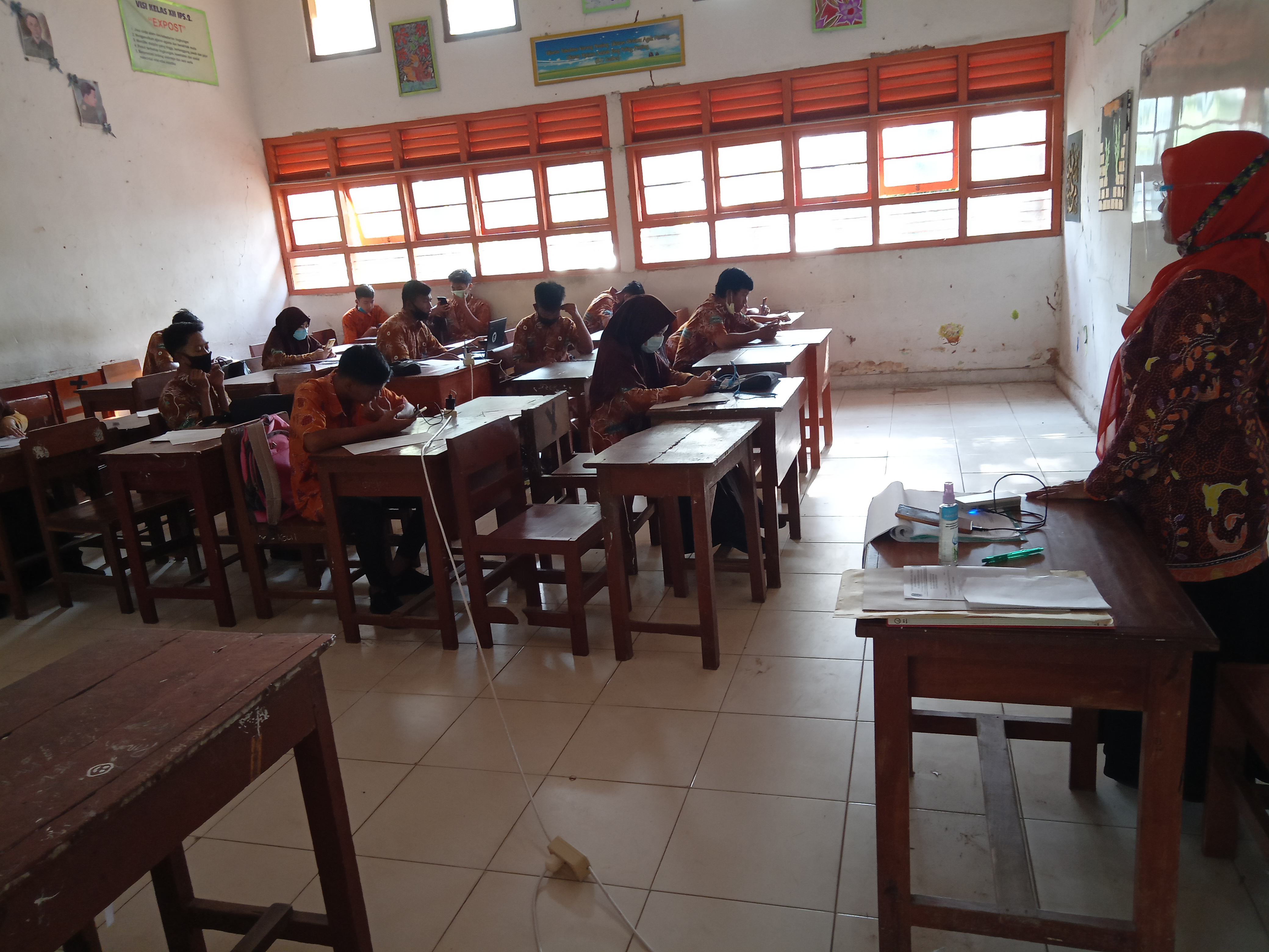 Pelaksanaan PAS Ganjil SMAN 4 Pamekasan