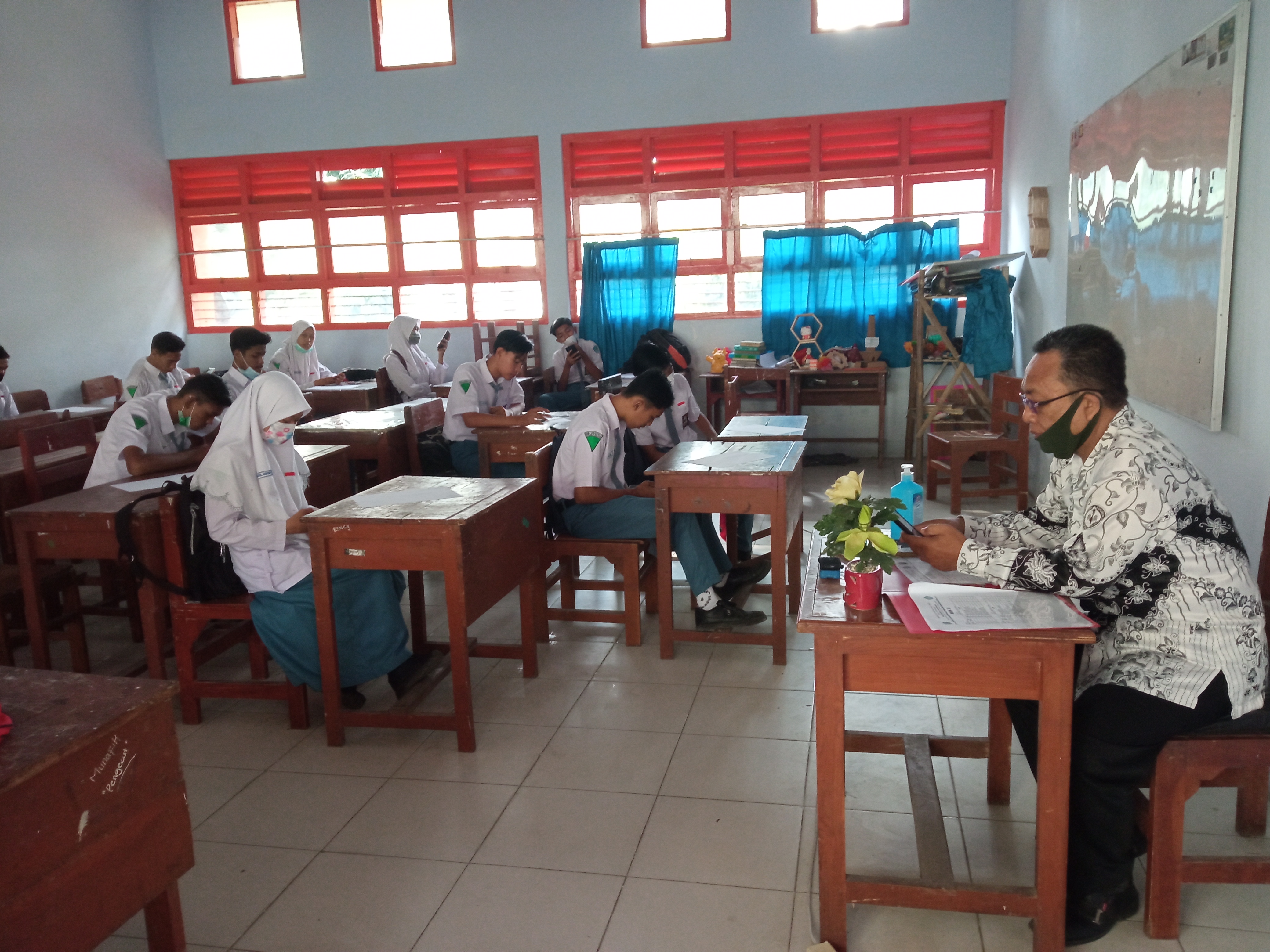 Pelaksanaan PAT 2021 SMAN 4 Pamekasan