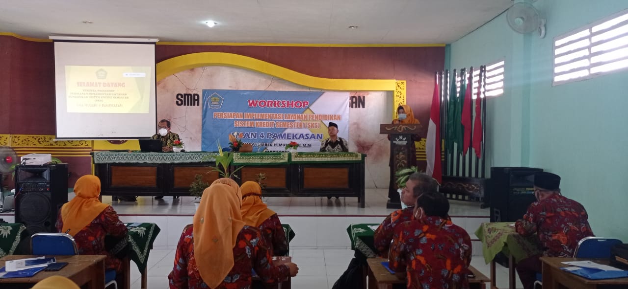 Workshop SMAN 4 Pamekasan Menuju SKS