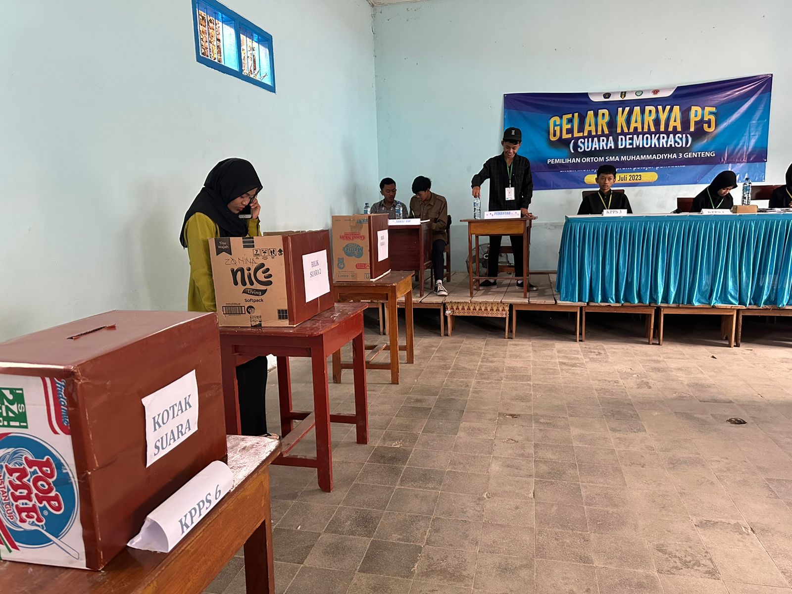 Kegiatan pemilihan PEMILU Ortom 2023
