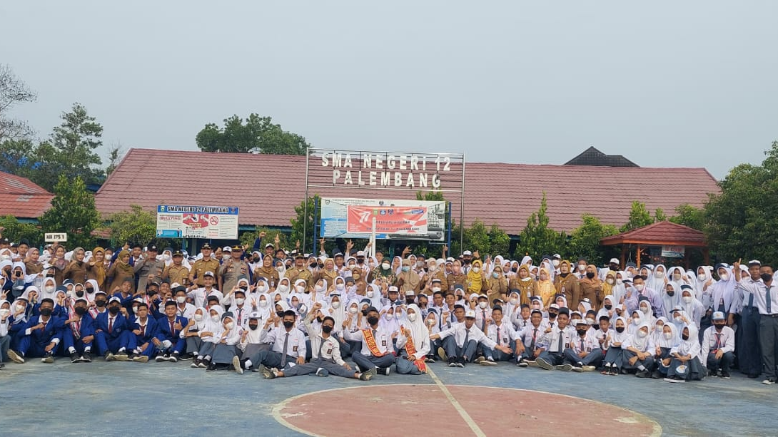 Kunjungan Kapolsek Gandus