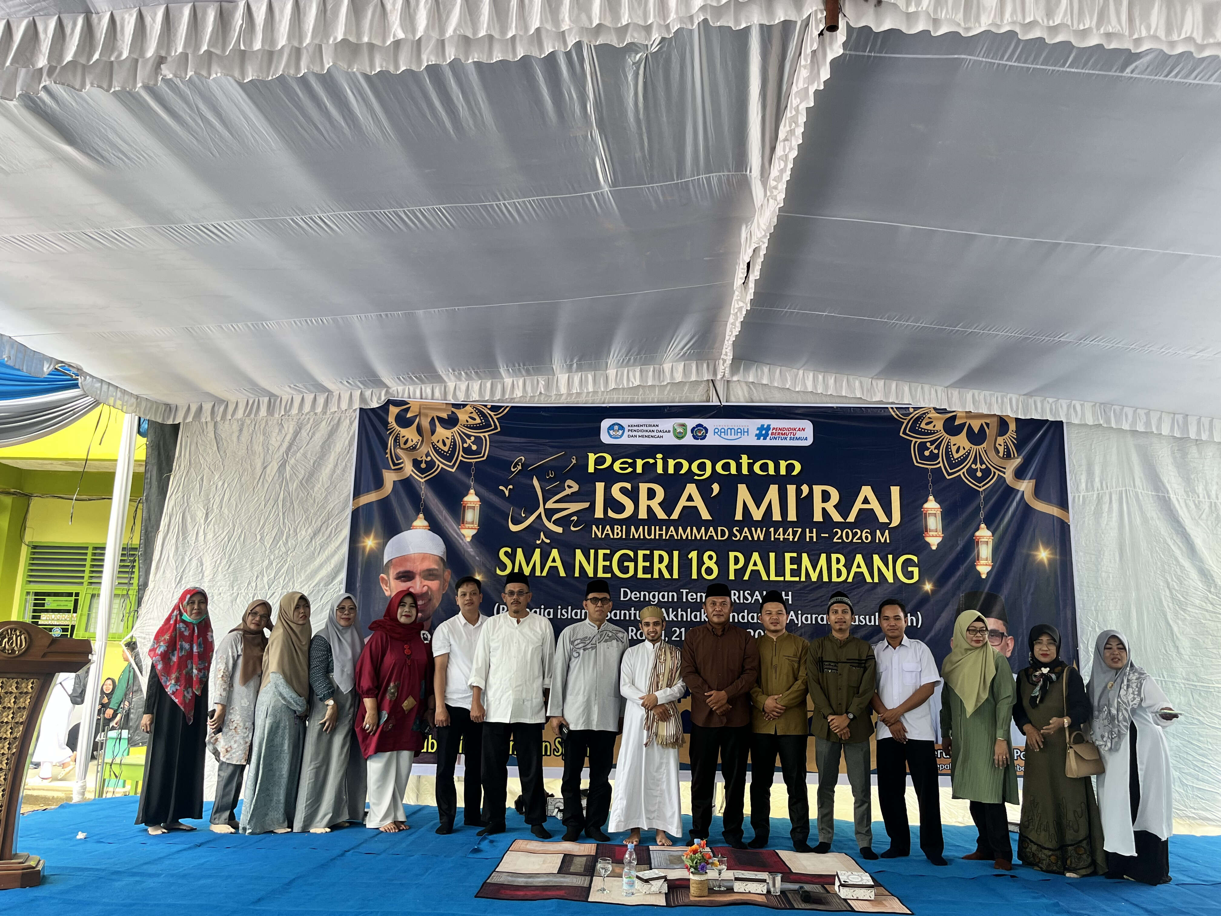 Isra Mi'raj Nabi Muhammad SAW 27 Rajab 1447 H SMA Negeri 18 Palembang, 21 Januari 2026