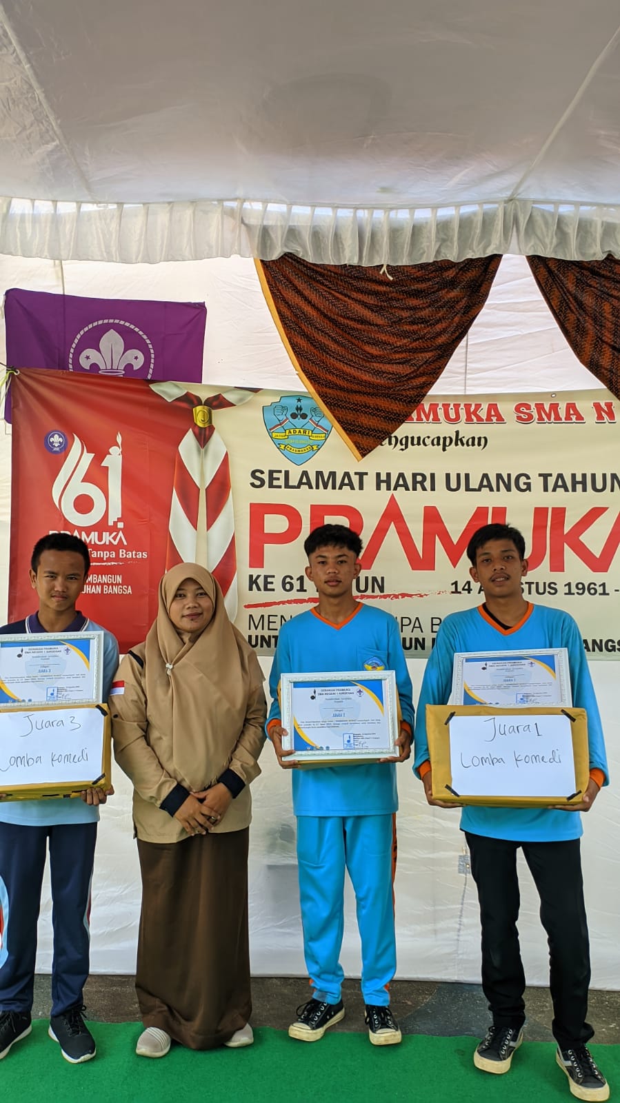 Perayaan Ulang Tahun Pramuka ke 61 TH.