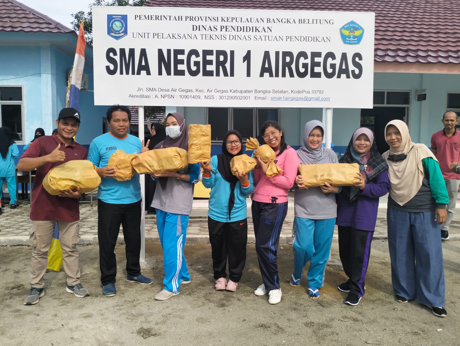 Pembagian Hadiah lomba HUT RI ke 77