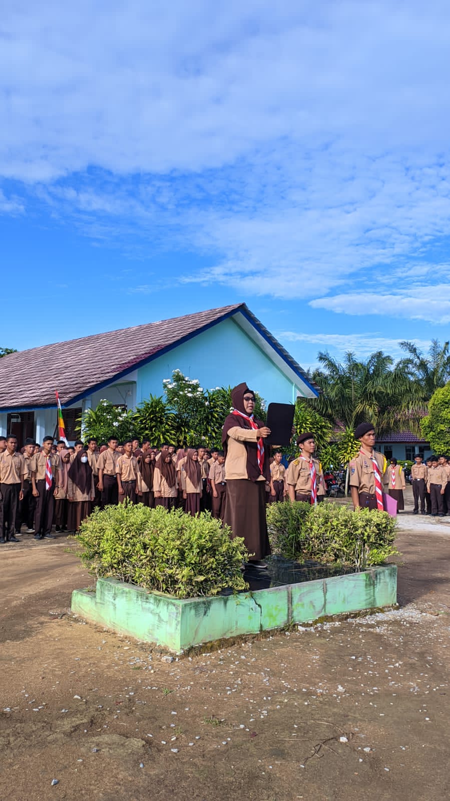 Upacara Peringatan HUT Pramuka ke 61th.