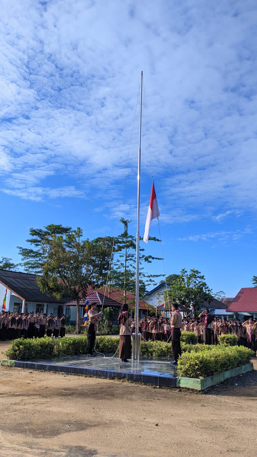 Upacara Peringatan HUT Pramuka ke 61th.