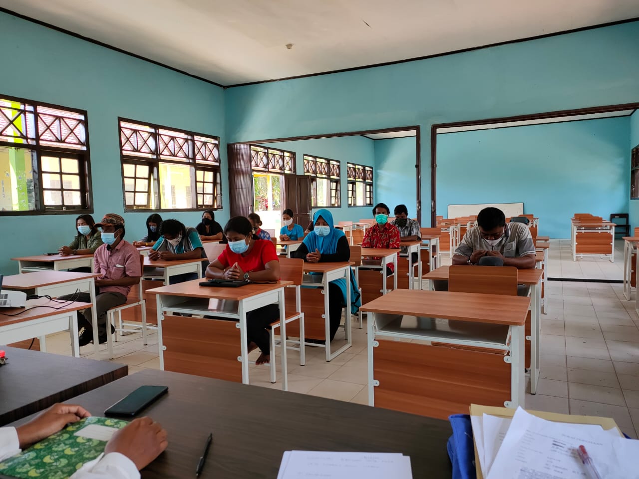 RAPAT KOMITE DAN ORANG TUA MASALAH TATAP MUKA DIMASA PANDEMI COVID19