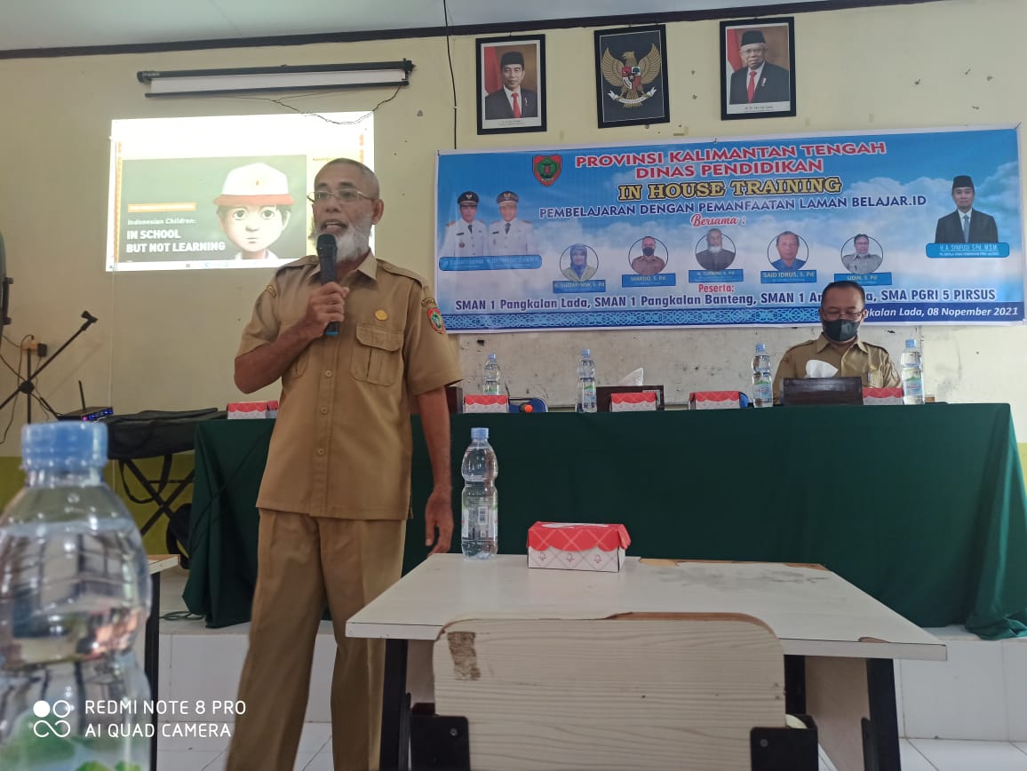 KEGIATAN IHT PEMBELAJARAN DENGAN PEMANFAATAN LAMAN BELAJAR.ID