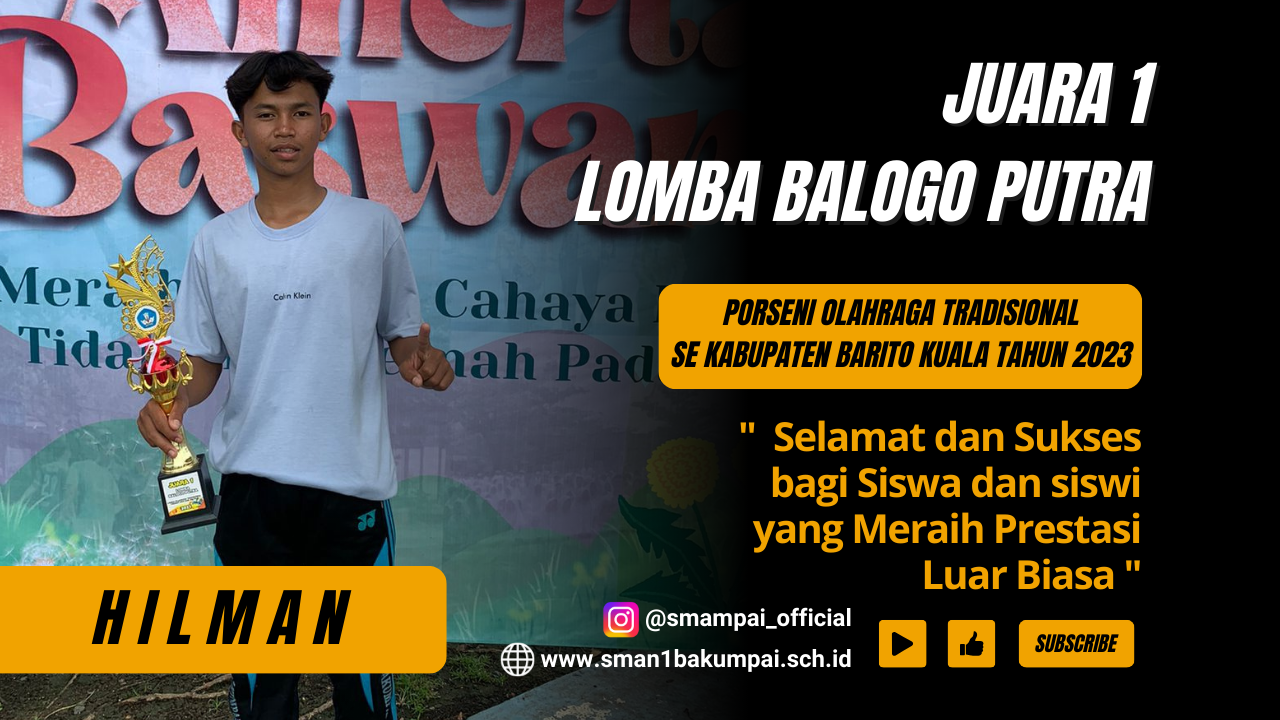 PORSENI OLAHRAGA TRADISIONAL ANTAR PELAJAR SE KABUPATEN BARITO KUALA TAHUN 2023