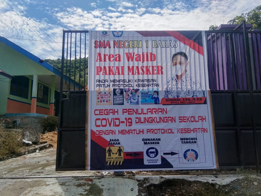 Lokasi SMAN 1 Baras