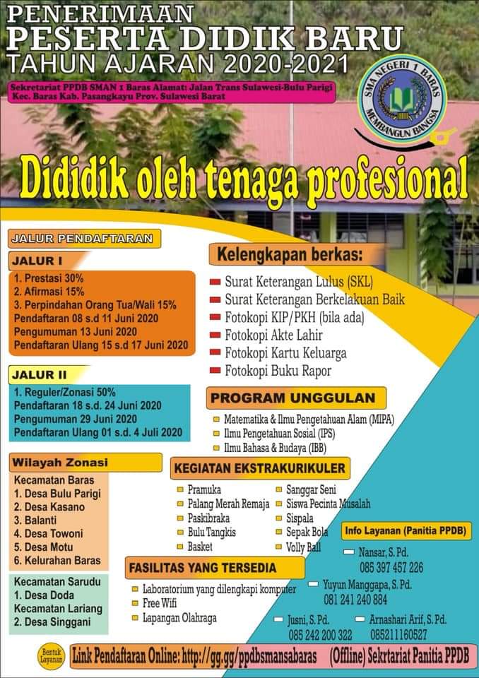 PPDB SMAN 1 BARAS