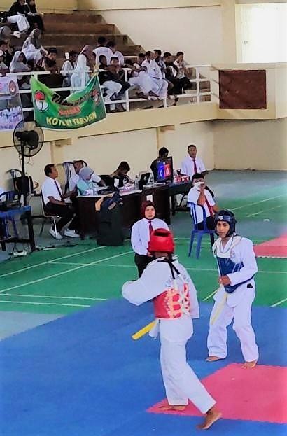 Siswa SMAN 1 Batang Kapas mengikuti Peserta Kejurkab Bupati Cup 1 Pessel