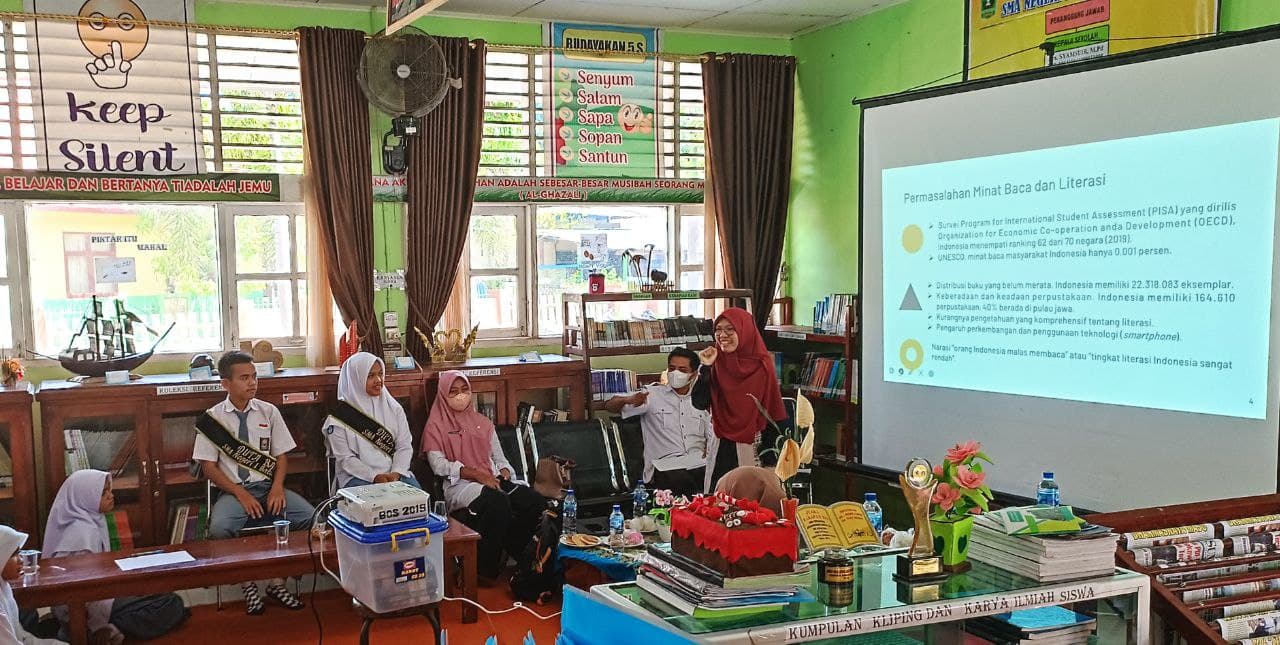 Lomba Duta Baca Perpustakaan SMAN 1 Batang Kapas