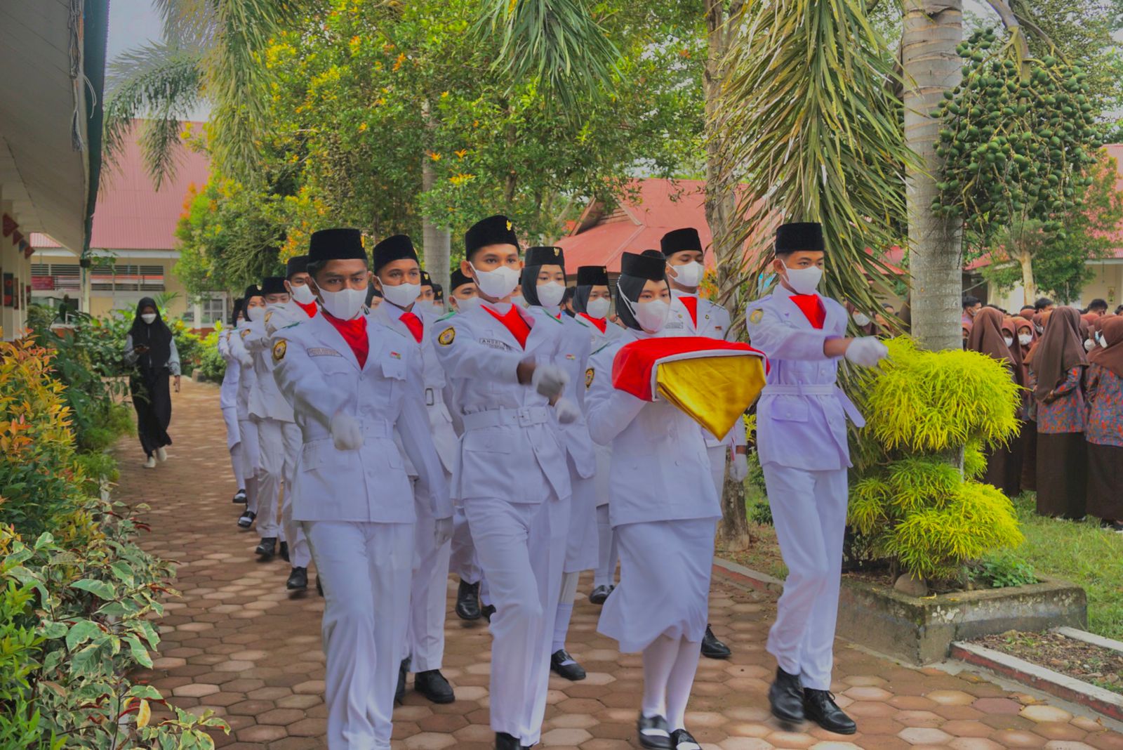 Paskibraka SMAN 1 Batang Kapas Upacara Bendera Memperingati Sumpah Pemuda