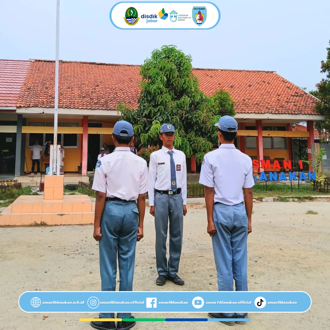 Upacara Bendera Merah Putih di SMA Negeri 1 Blanakan