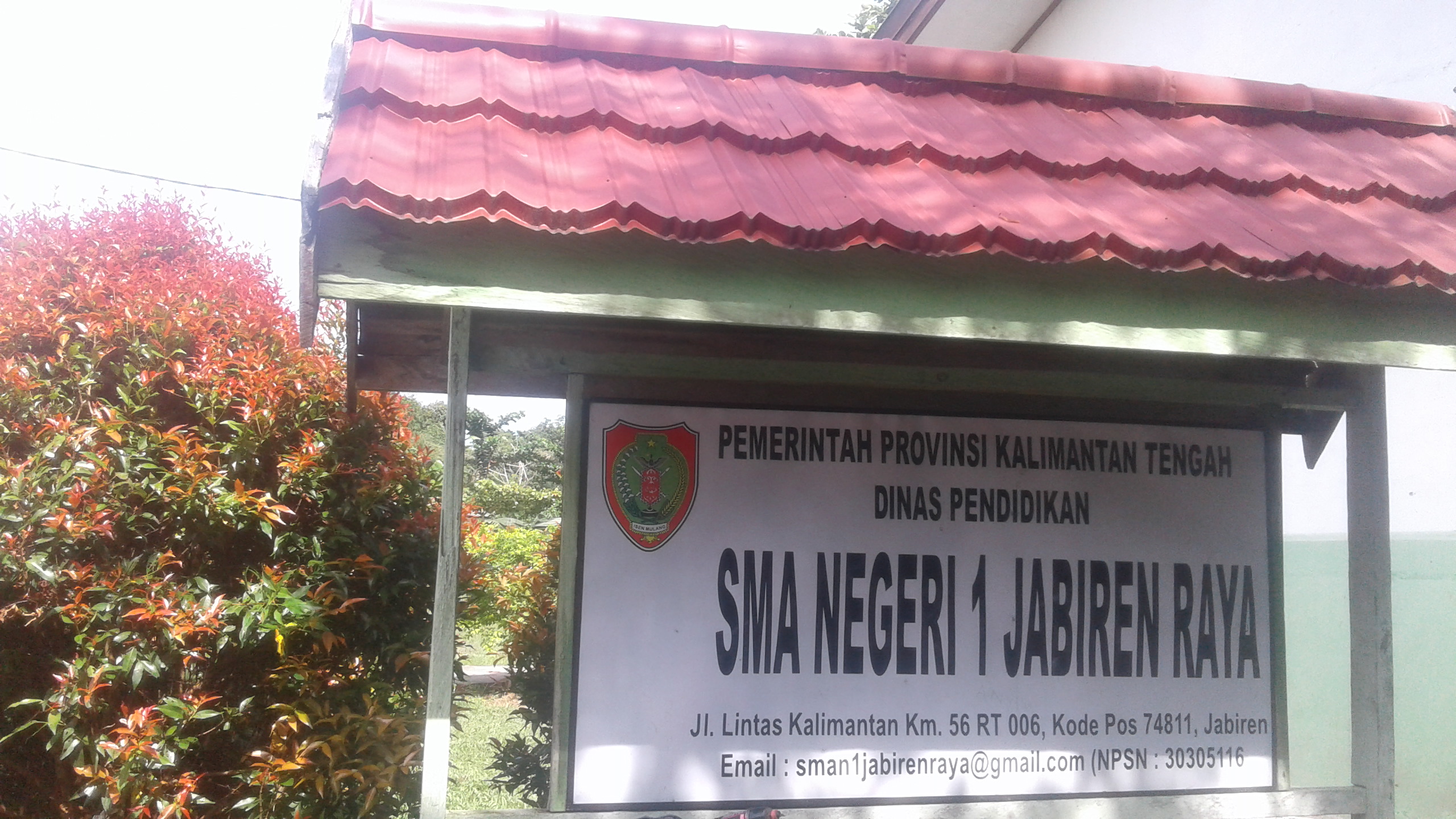 Gedung SMAN 1 Jabiren Raya