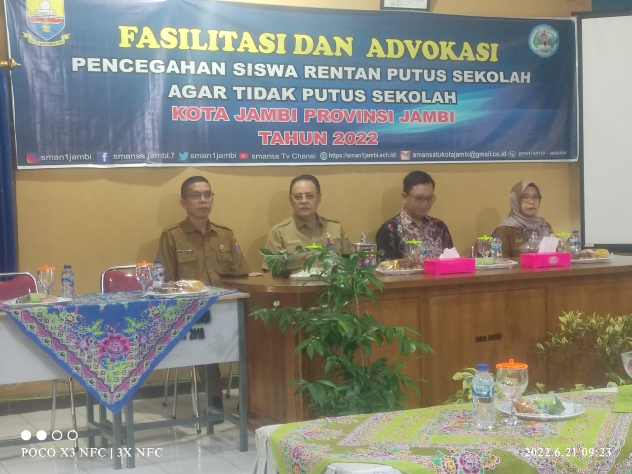 Fasilitas dan Advokasi Pencegahan Siswa Rentan Putus  Sekolah Tahun 2022