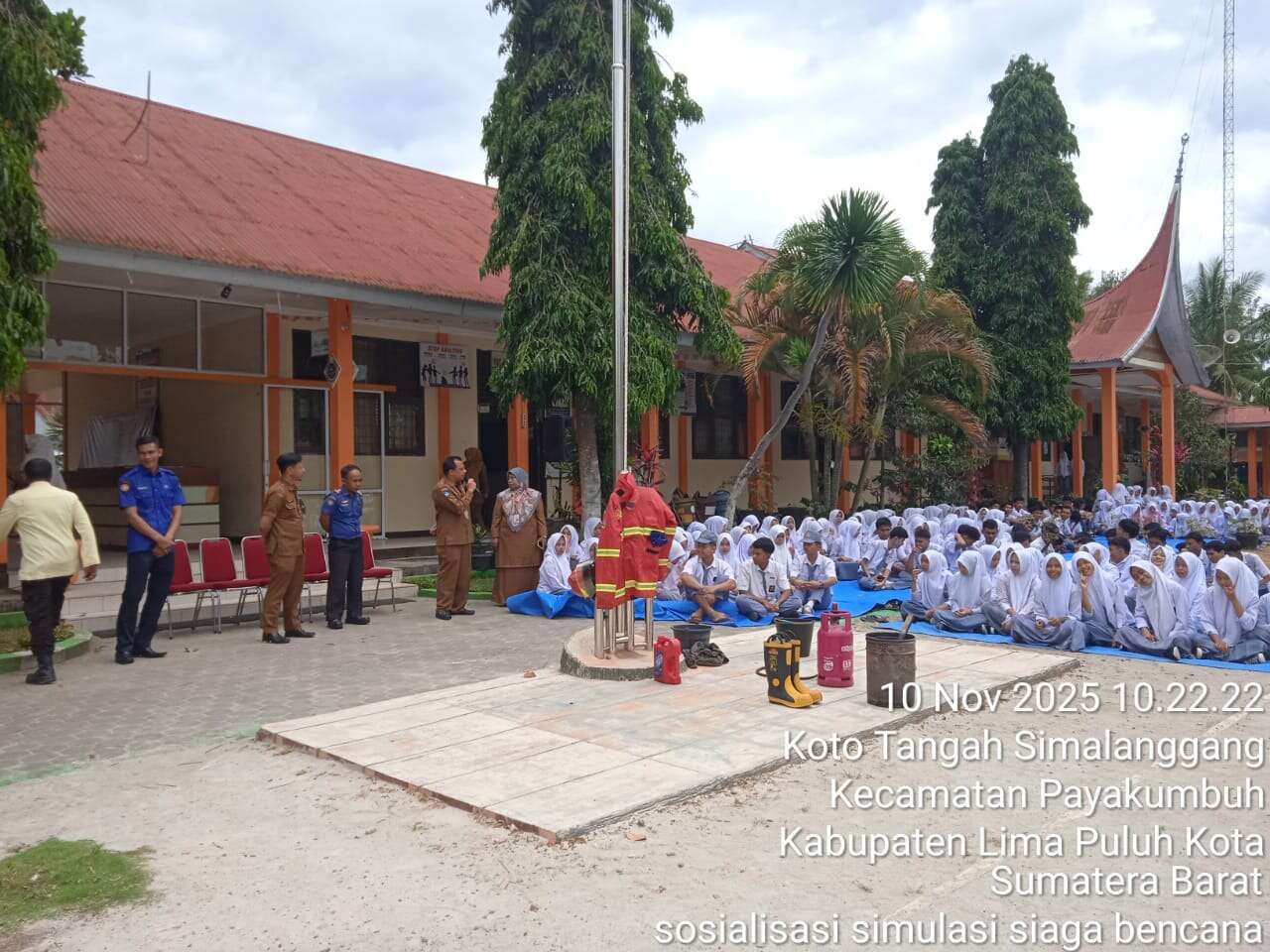 Sosialisasi simulasi siaga bencana