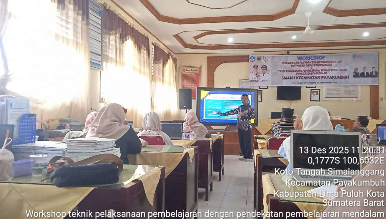 Workshop Peningkatan Kompetensi Guru dan Tenaga Kependidikan (Pemanfaatan Teknologi dan Pendekatan Pembelajaran Mendalam)