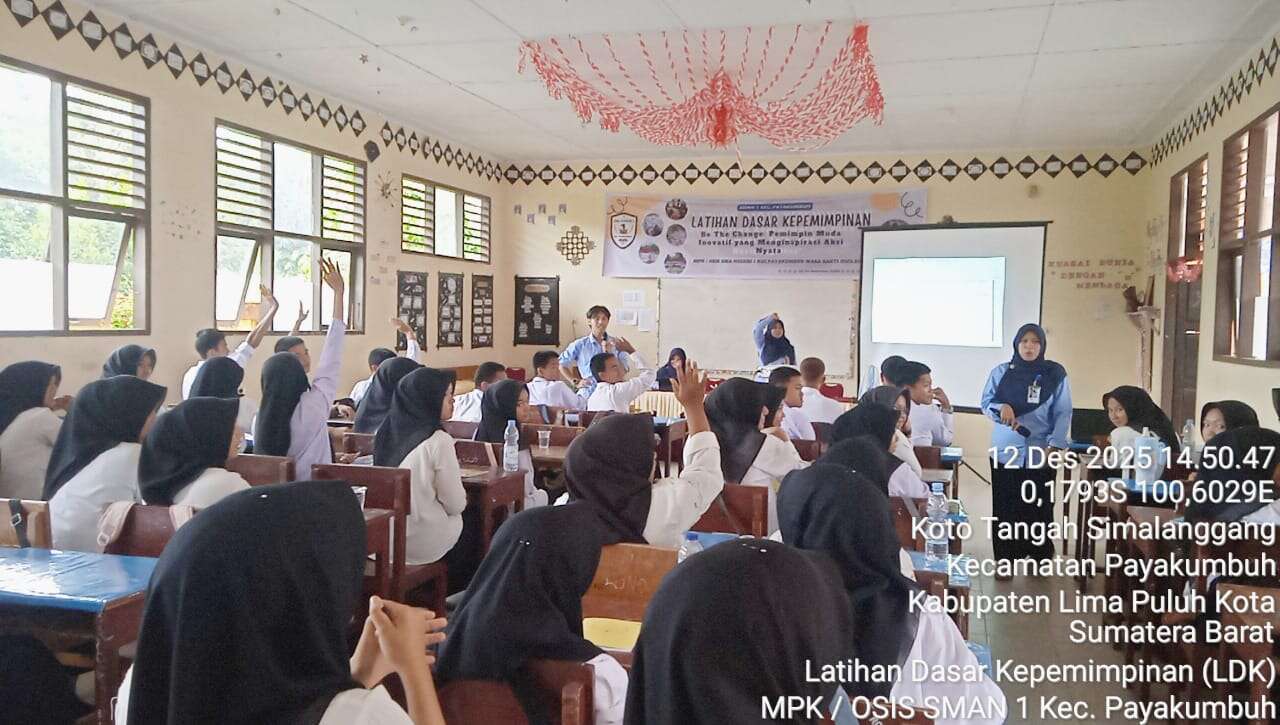 SMAN 1 Kec. Payakumbuh Selenggarakan Latihan Dasar Kepemimpinan (LDK)