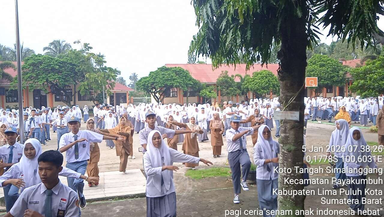 Semangat Baru di Pagi Ceria SMAN 1 Kec. Payakumbuh