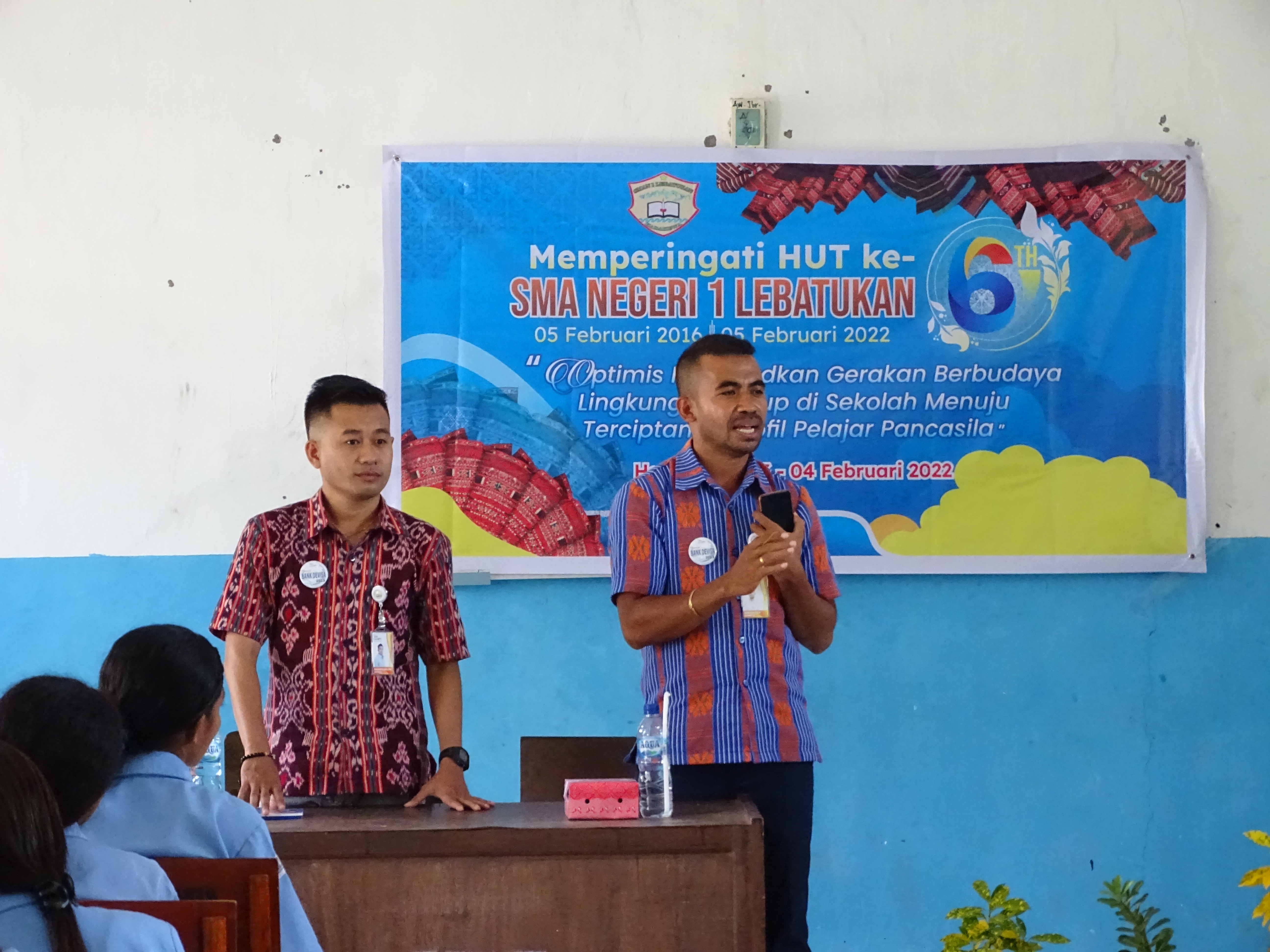 HUT KE 6 SMANSA LEBATUKAN & PERPISAHAN DENGAN KEPALA SEKOLAH PERDANA