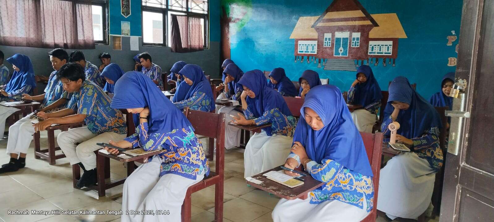 Pelaksanaan Asesmen Sumatif Akhir Semester (ASAS) 1 Tahun Pelajaran 2025/2026  SMAN 1 Mentaya Hilir Selatan