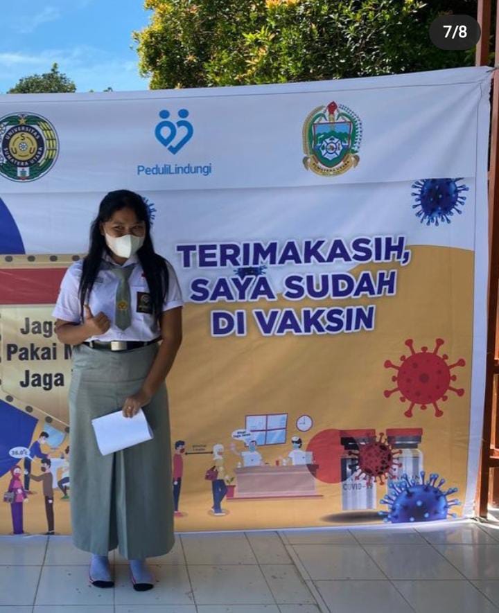 VAKSINASI TAHAP 1 SISWA/I SMA N 1 NAMORAMBE