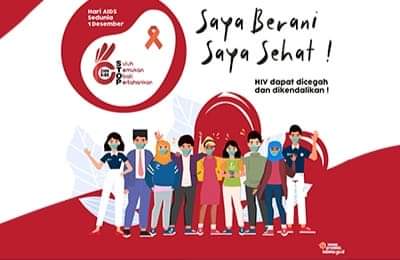 MEMPERINGATI HARI HIV/AIDS SEDUNIA1 DESEMBER 2021