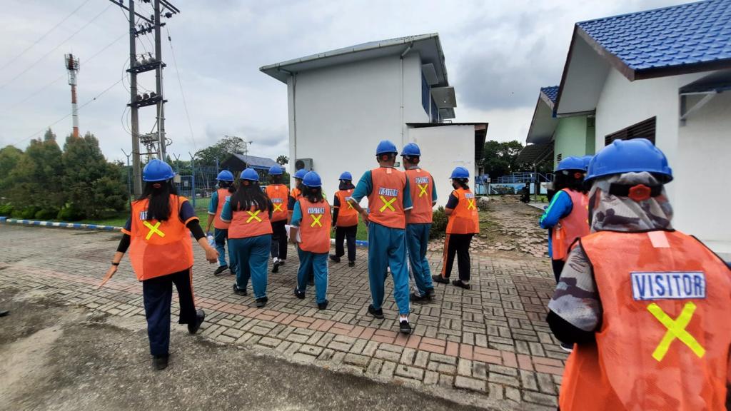 KUNJUNGAN TEAM UJI AIR JICA KE IPAL CEMARA